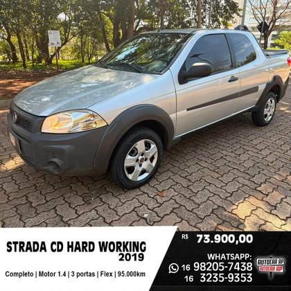 FIAT STRADA 1.4 MPI HARD WORKING CD 8V FLEX 3P MANUAL FIAT STRADA 1.4 MPI HARD WORKING CD 8V FLEX 3P MANUAL